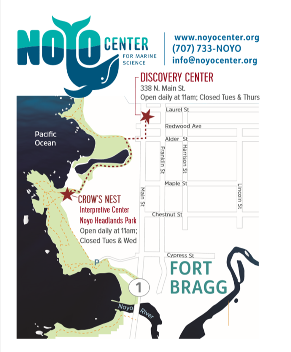 Map of the Noyo Center